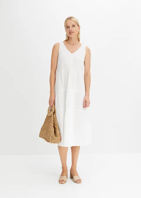 Mušelínové šaty z čisté bavlny, bonprix