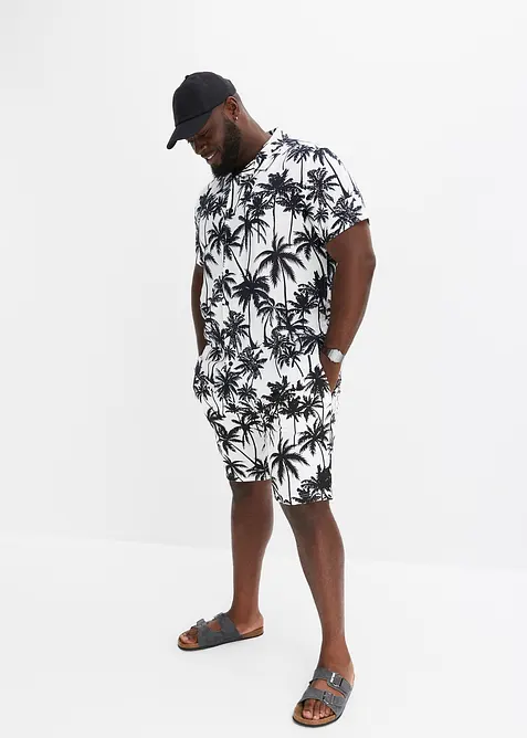 Košile s krátkým rukávem, Slim Fit, z viskózy, bonprix