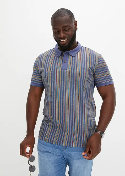 P&oacute;lo tričko z organick&eacute; bavlny, kr&aacute;tk&yacute; ruk&aacute;v, bonprix