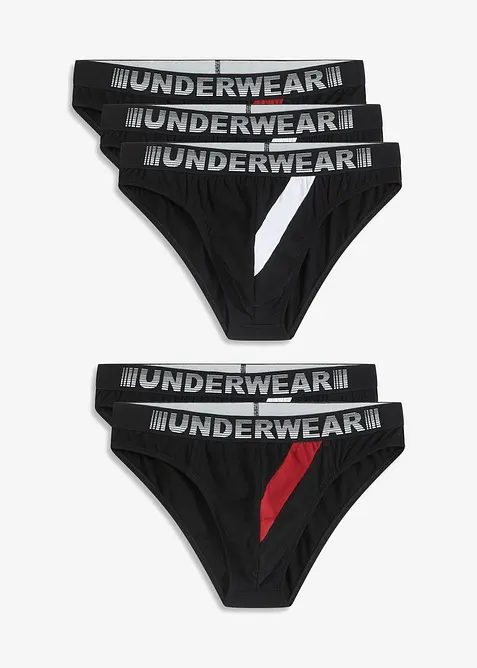 Slipy s bavlnou (5 ks v balení), bonprix