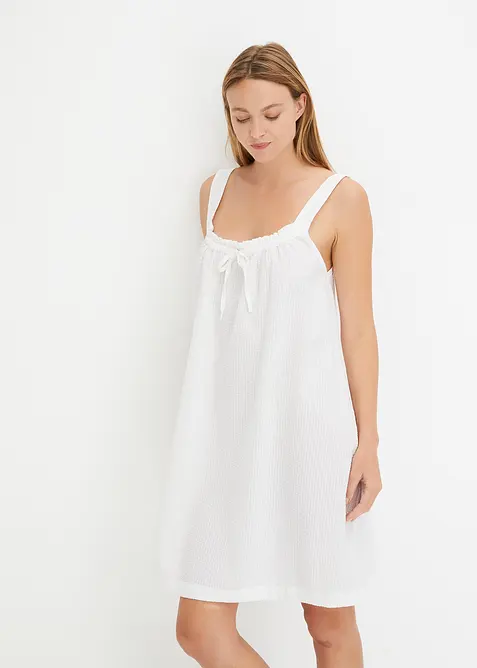 Oversize noční košile z lehkého seersuckeru, bonprix