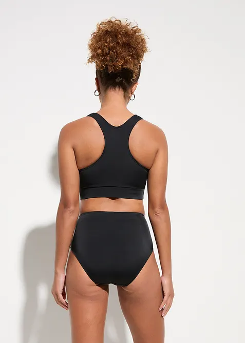 Bikiny s podprsenkovým topem s boxerským střihem zad (2dílná souprava, bonprix