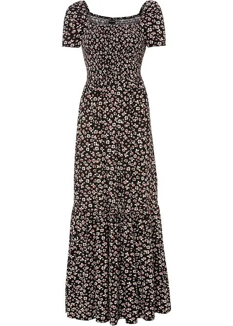 Dlouhé šaty ze směsi s viskózou, bonprix