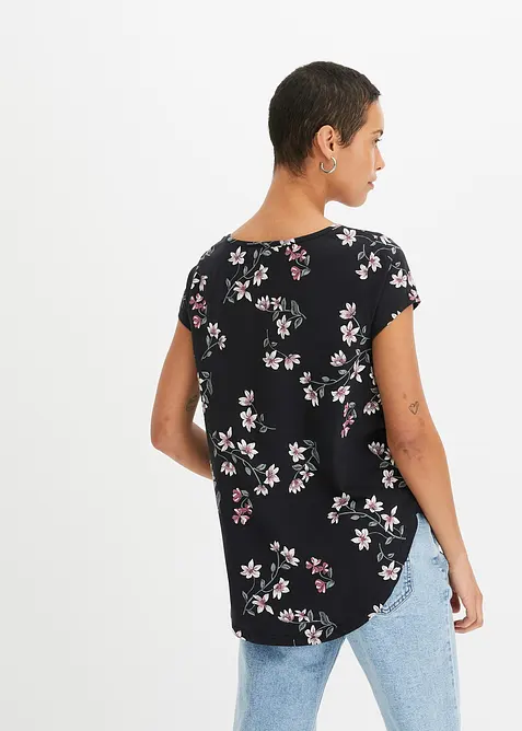 Oversize tričko z bavlněné směsi, bonprix