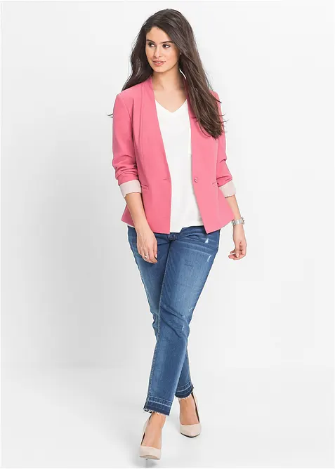 Zkr&aacute;cen&eacute; dž&iacute;ny Skinny, Low Waist, bonprix