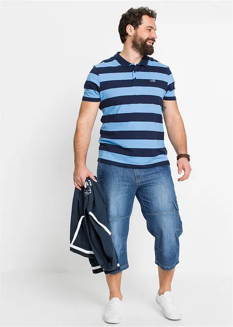 3/4 strečov&eacute; cargo dž&iacute;ny Regular Fit, Straight, bonprix