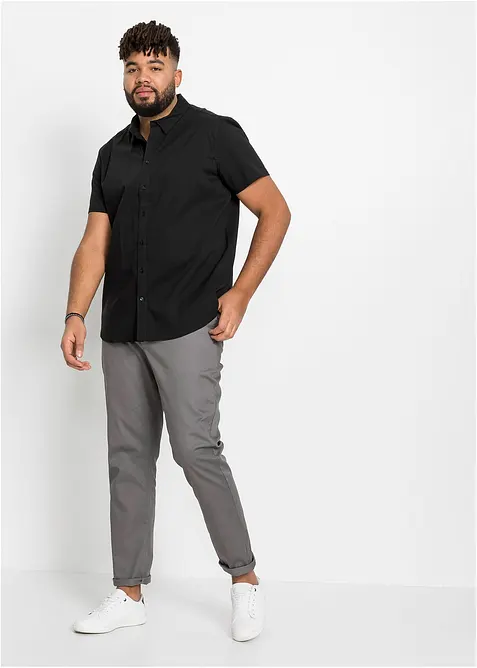 Strečov&aacute; ko&scaron;ile Slim Fit, kr&aacute;tk&yacute; ruk&aacute;v, bonprix