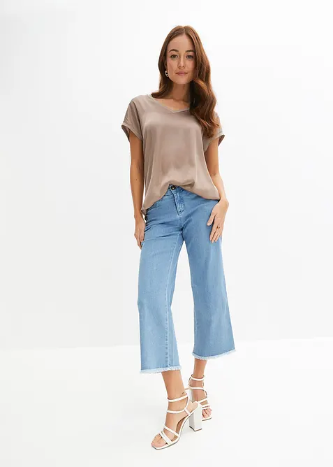 Tričko z viskózové směsi, bonprix