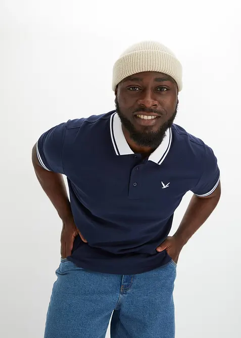 Polo triko z piké materiálu, z čisté organické bavlny, bonprix