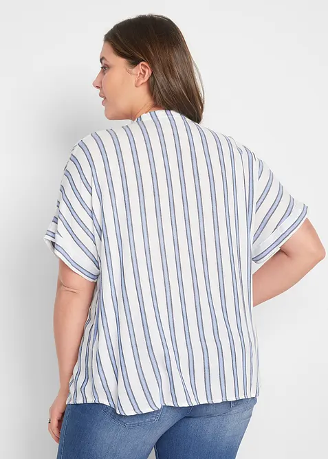 Halenka ze spl&yacute;vav&eacute; mačkan&eacute; visk&oacute;zy, bonprix