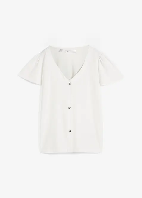 Triko s knoflíkovou légou, bonprix