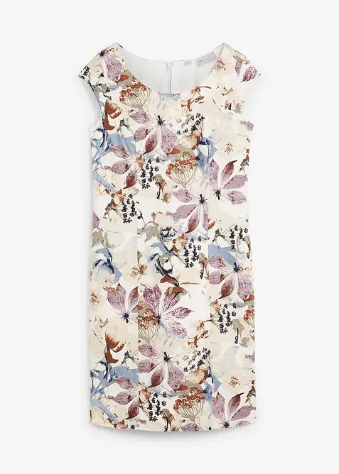 Pouzdrové šaty z bavlněného saténu, bonprix