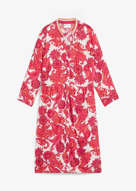 Košilové šaty ze splývavé viskózy, bonprix