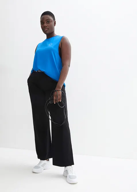 Sportovní kalhoty s elastickým pasem, bonprix