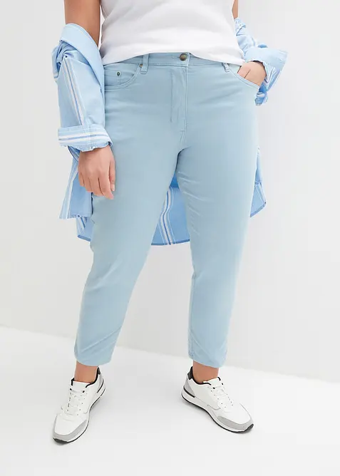 Zkr&aacute;cen&eacute; keprov&eacute; kalhoty ve vzhledu Used, bonprix