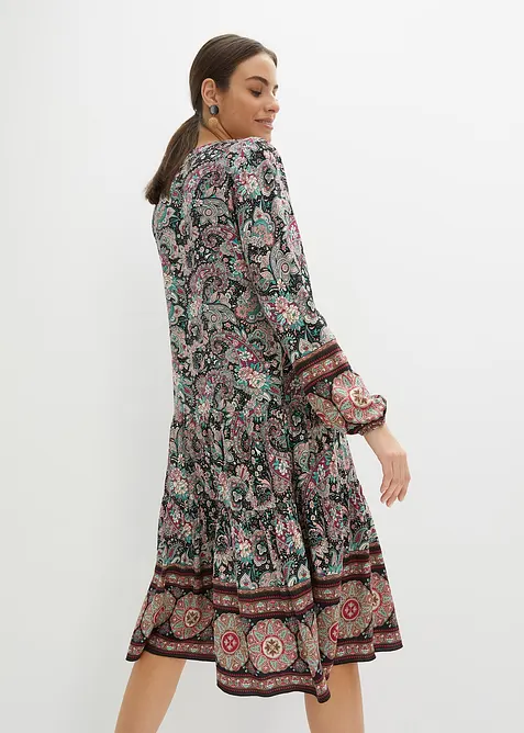 Tunikové šaty s potiskem, bonprix