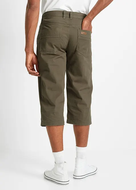 Dlouh&eacute; bermudy s nakl&aacute;dan&yacute;mi kapsami, Regular Fit, bonprix