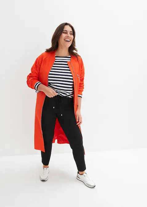 Kalhoty bez zap&iacute;n&aacute;n&iacute;, z pohodln&eacute;ho materi&aacute;lu Punto di Roma, bonprix