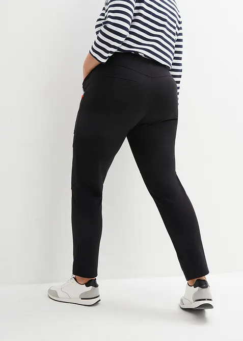 Kalhoty bez zap&iacute;n&aacute;n&iacute;, z pohodln&eacute;ho materi&aacute;lu Punto di Roma, bonprix