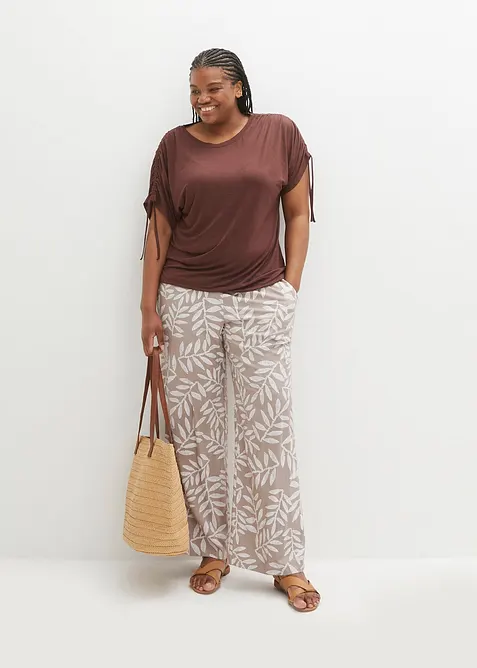 Triko ze spl&yacute;vav&eacute; visk&oacute;zy, bonprix