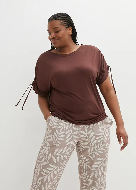 Triko ze spl&yacute;vav&eacute; visk&oacute;zy, bonprix