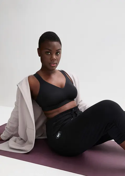 Harémové kalhoty s řasením na dolním okraji, bonprix