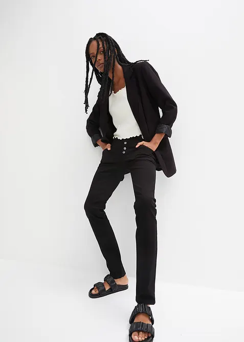 Strečové keprové kalhoty, bonprix