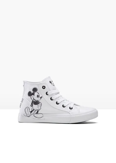 Kotníkové tenisky Disney Mickey Mouse z bavlněného plátna, Disney