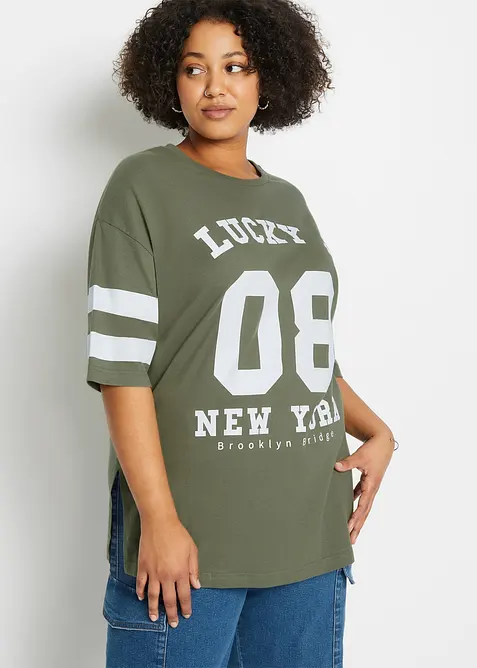 Oversize triko z čist&eacute; organick&eacute; bavlny, bonprix