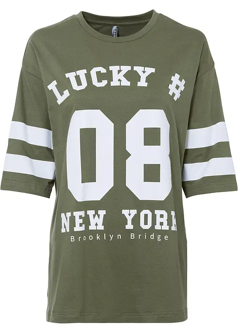 Oversize triko z čist&eacute; organick&eacute; bavlny, bonprix