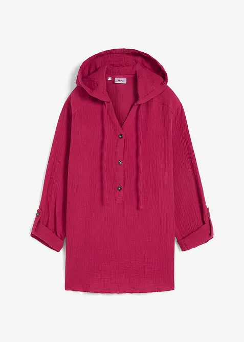 Halenka s vázačkou, ze vzdušného mušelínu, bonprix