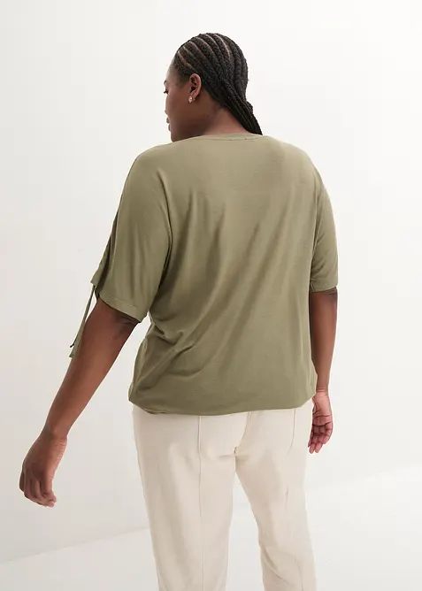 Triko ze splývavé viskózy, bonprix