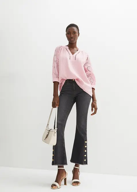 Tunika ze vzdušného mušelínu, bonprix