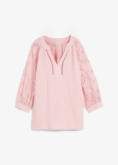 Tunika ze vzdušného mušelínu, bonprix