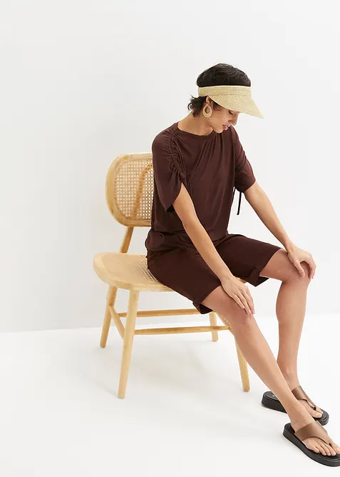 Triko ze spl&yacute;vav&eacute; visk&oacute;zy, bonprix