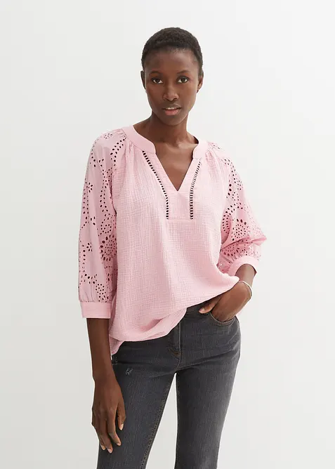 Tunika ze vzdušného mušelínu, bonprix