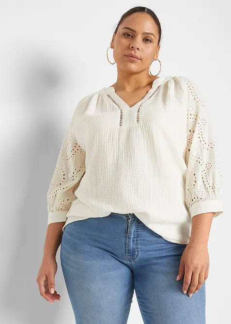 Tunika ze vzdu&scaron;n&eacute;ho mu&scaron;el&iacute;nu, bonprix