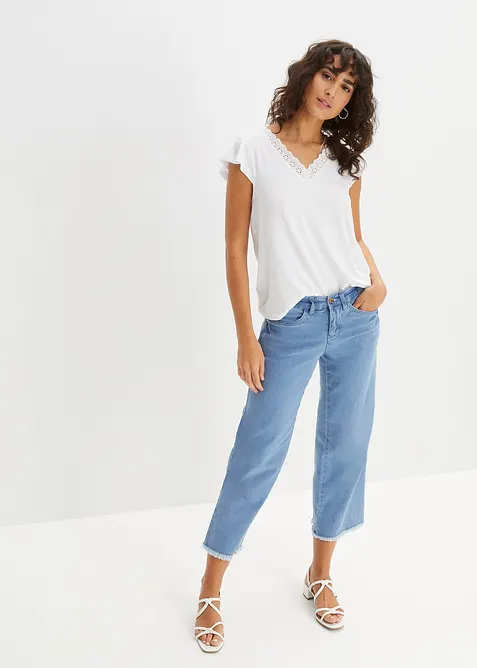 Tričko z viskózové směsi, bonprix