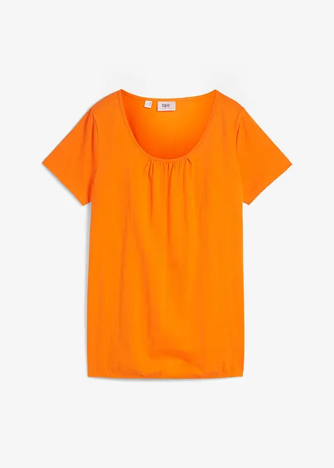 Triko s čist&eacute; bavlny, kr&aacute;tk&yacute; ruk&aacute;v, bonprix