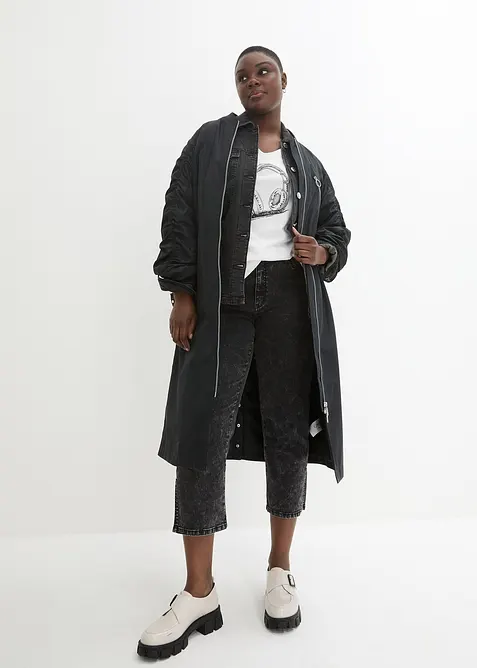 Bluz&oacute;nov&yacute; kab&aacute;t s pleten&yacute;m l&iacute;mcem, bonprix