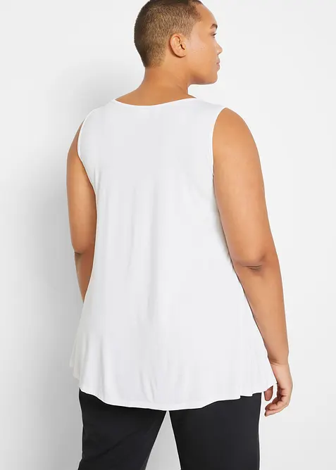 Visk&oacute;zov&yacute; dlouh&yacute; top (2 ks v balen&iacute;), bonprix