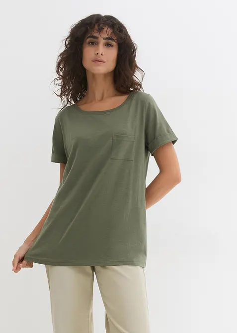 Tričko z čist&eacute; organick&eacute; bavlny, bonprix