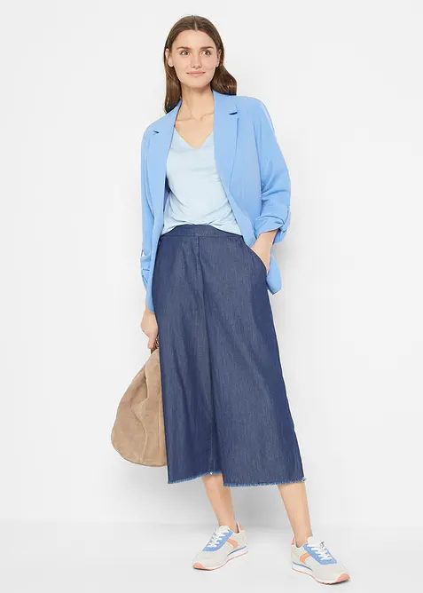 Dlouhé tričko z jemné viskózy (2 ks v balení), bonprix