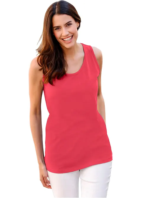 Dlouh&yacute; top z čist&eacute; bavlny (5 ks v balen&iacute;), bonprix