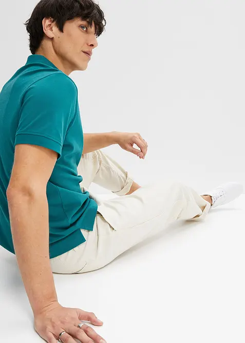 Pólo tričko z piké z čisté organické bavlny, bonprix