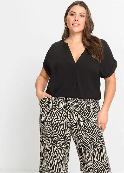 Tunikov&aacute; halenka z čist&eacute; visk&oacute;zy, bonprix