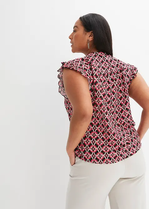 Halenkový top s potiskem, bonprix