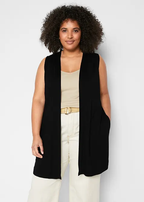 Úpletová vesta z viskózy, bonprix