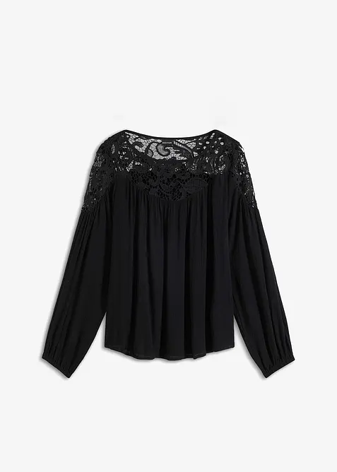 Tunika ze splývavé viskózy, bonprix