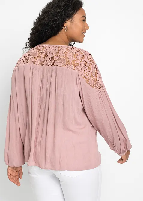 Tunika ze splývavé viskózy, bonprix